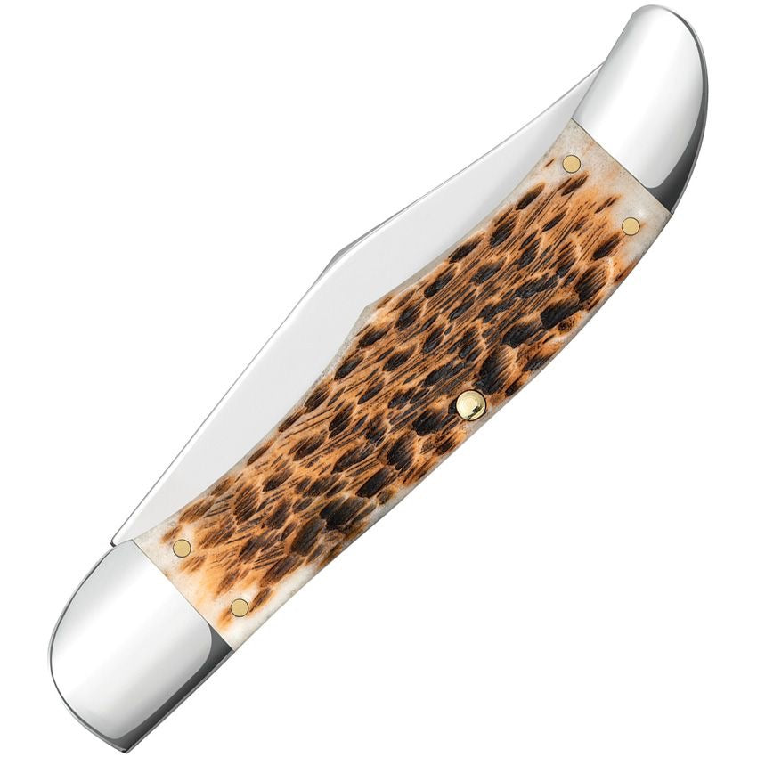 Folding Hunter Amber Bone