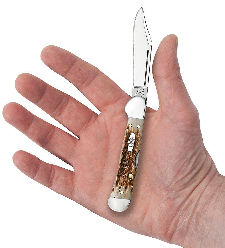 Mini Copperlock Amber Bone